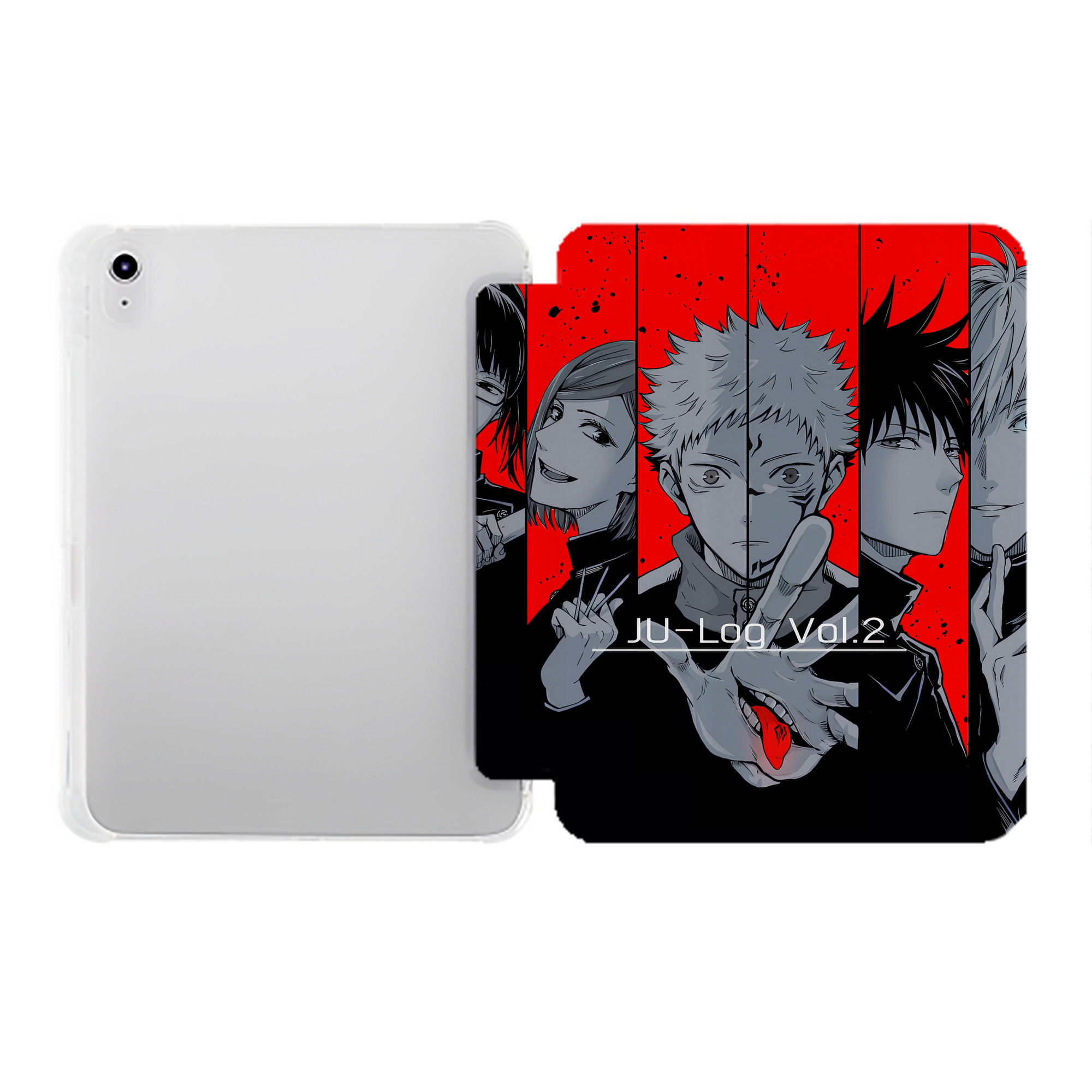 （画像用） SPY×FAMILY间谍家家酒 IPad ケース ペン収納付き 三つ折りスタンド PUレザー×シリコン 対応機種9.5/10.5/10.9インチ
